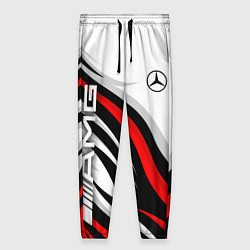 Женские брюки Mercedes benz AMG - белый с красным