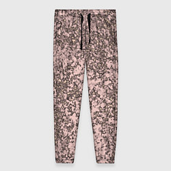 Женские брюки Светло-розовый текстура камень