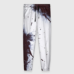 Женские брюки Брызги и мазки красками