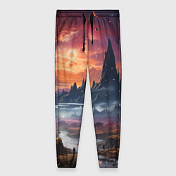 Женские брюки Космический фантазийный мир на другой планете