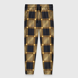 Женские брюки Узор в шахматную клетку из квадратов