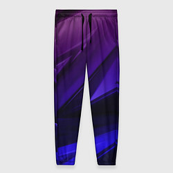 Женские брюки Абстракция из градиента и линий