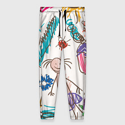 Женские брюки Детский принт
