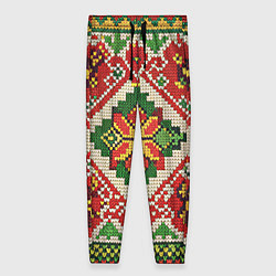 Женские брюки Классические русские узоры и орнамент