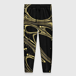 Женские брюки Разводы в виде кругов и линий - текстура