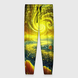 Женские брюки Neon galaxy - ai art fantasy