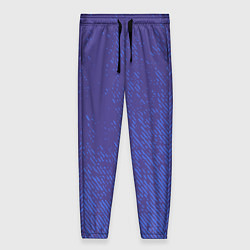 Женские брюки Джинс с потертостями-синий