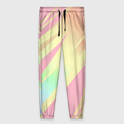 Женские брюки Нежный розовый абстрактный