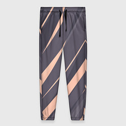 Женские брюки Перламутровый серый полосы