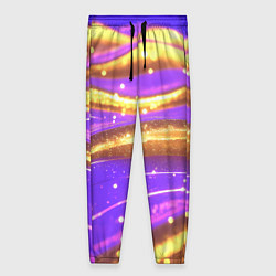 Женские брюки Блестящая волнистая текстура