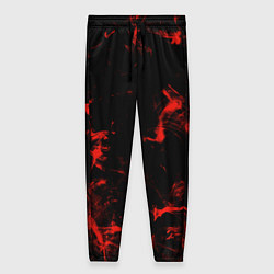 Брюки женские Color red black, цвет: 3D-принт