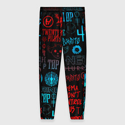 Женские брюки Twenty one pilots rock pattern