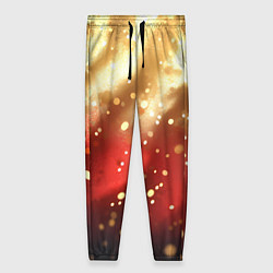 Женские брюки Волнистая текстура с блестками