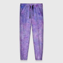 Брюки женские Фиолетовый свет фонаря, цвет: 3D-принт