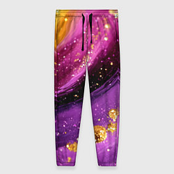 Брюки женские Текстура с блеском, цвет: 3D-принт