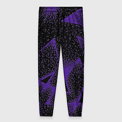 Брюки женские The triangle is purple, цвет: 3D-принт