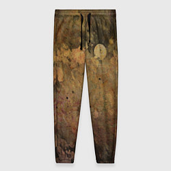 Брюки женские Абстракция - dark pink paint spill, цвет: 3D-принт