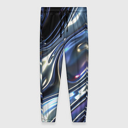 Женские брюки Серебро жидкий металл