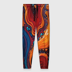 Женские брюки Пламя и синева