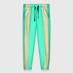 Женские брюки Color blue beige stripes