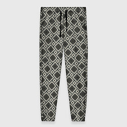 Женские брюки Текстура из ромбов