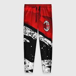 Брюки женские ФК Милан - потертости, цвет: 3D-принт