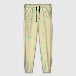 Женские брюки Color beige turquoise