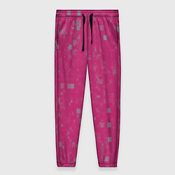 Женские брюки Color pink brown squares