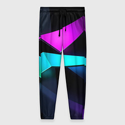 Женские брюки Neon colored geometric