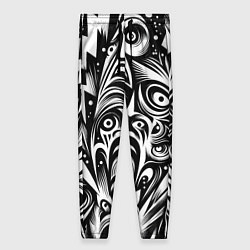 Женские брюки Lightnings and faces - ai art fantasy