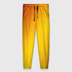 Женские брюки Color yellow red gradient