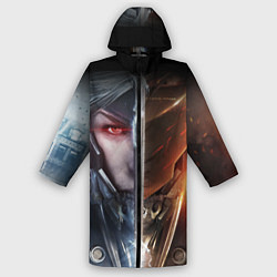Дождевик женский METAL GEAR RISING САМУРАЙ, цвет: 3D-принт