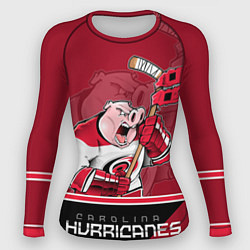 Рашгард женский Carolina Hurricanes, цвет: 3D-принт