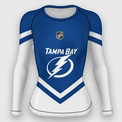 Рашгард женский NHL: Tampa Bay Lightning, цвет: 3D-принт