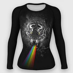 Рашгард женский Космический тигр, цвет: 3D-принт