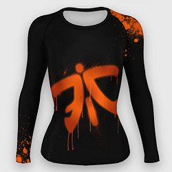 Рашгард женский Fnatic: Black collection, цвет: 3D-принт