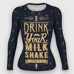 Рашгард женский Milk Shake, цвет: 3D-принт