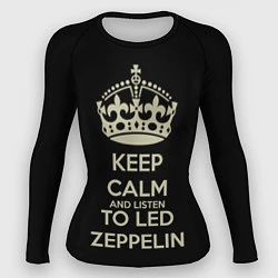 Женский рашгард Keep Calm & Led Zeppelin