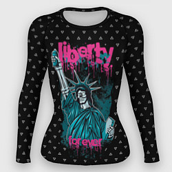 Рашгард женский Liberty Forever, цвет: 3D-принт