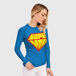 Рашгард женский Супермама, цвет: 3D-принт — фото 2