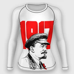 Рашгард женский Ленин 1917, цвет: 3D-принт