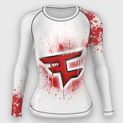 Женский рашгард FaZe Clan: White collection