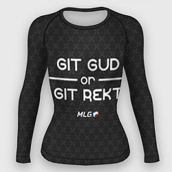 Женский рашгард MLG Git Gud or Git Rekt