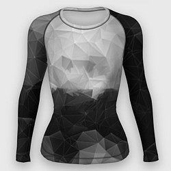Рашгард женский Polygon gray, цвет: 3D-принт