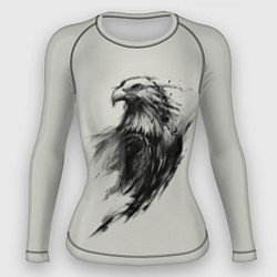 Рашгард женский Дикий орел, цвет: 3D-принт