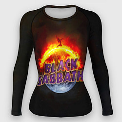 Женский рашгард Black Sabbath земля в огне