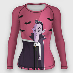 Рашгард женский Дракула, цвет: 3D-принт