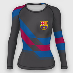 Женский рашгард Barcelona FC: Dark style