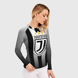 Рашгард женский Juventus FC: New logo, цвет: 3D-принт — фото 2
