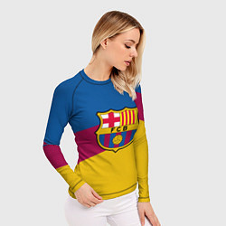 Рашгард женский FC Barcelona 2018 Colors, цвет: 3D-принт — фото 2
